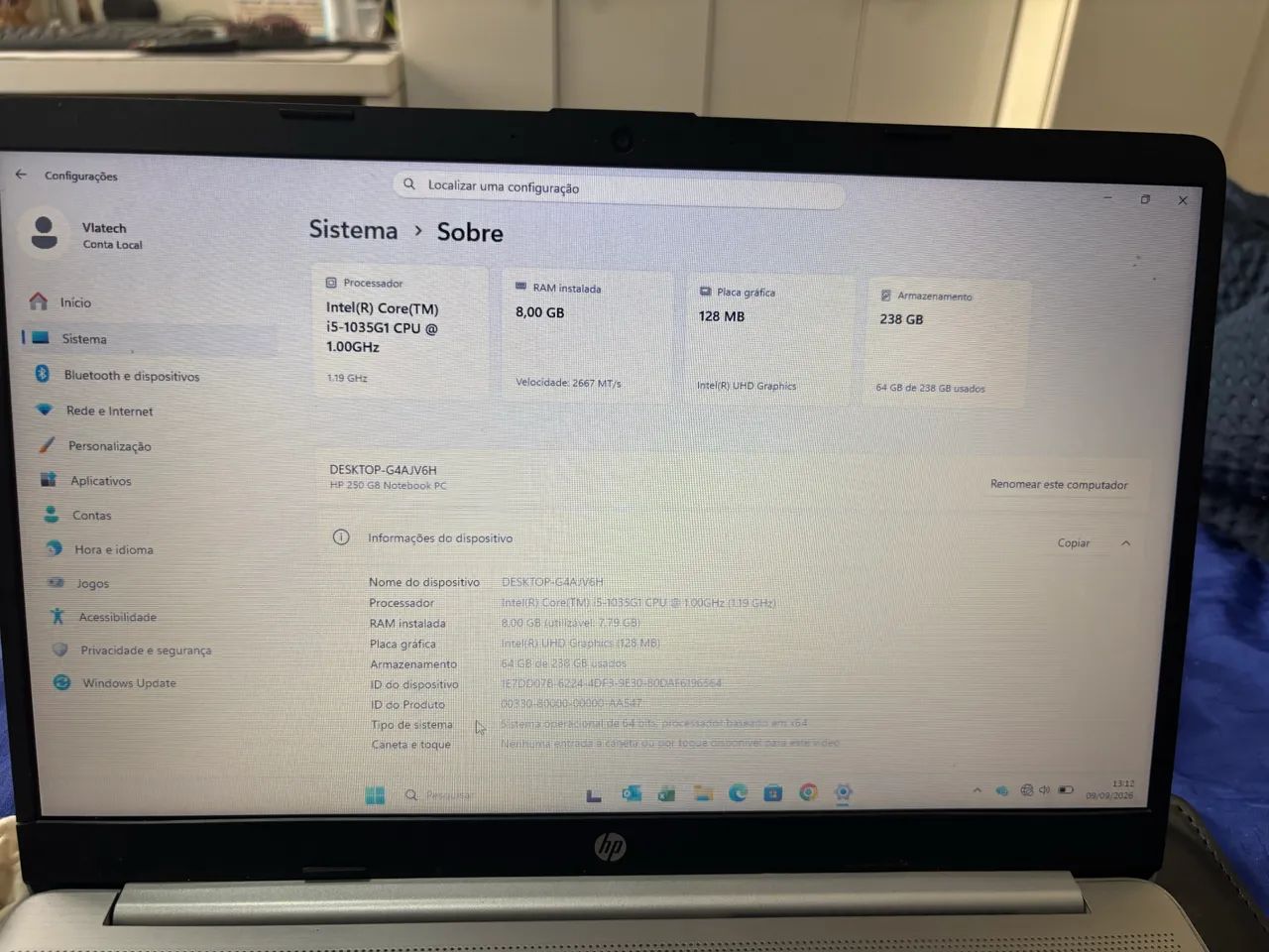 Notebooks HP