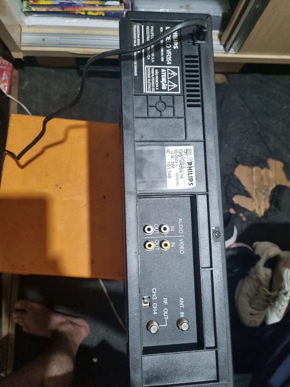 VHS Philips Usado Sem funcionar - Foto 2