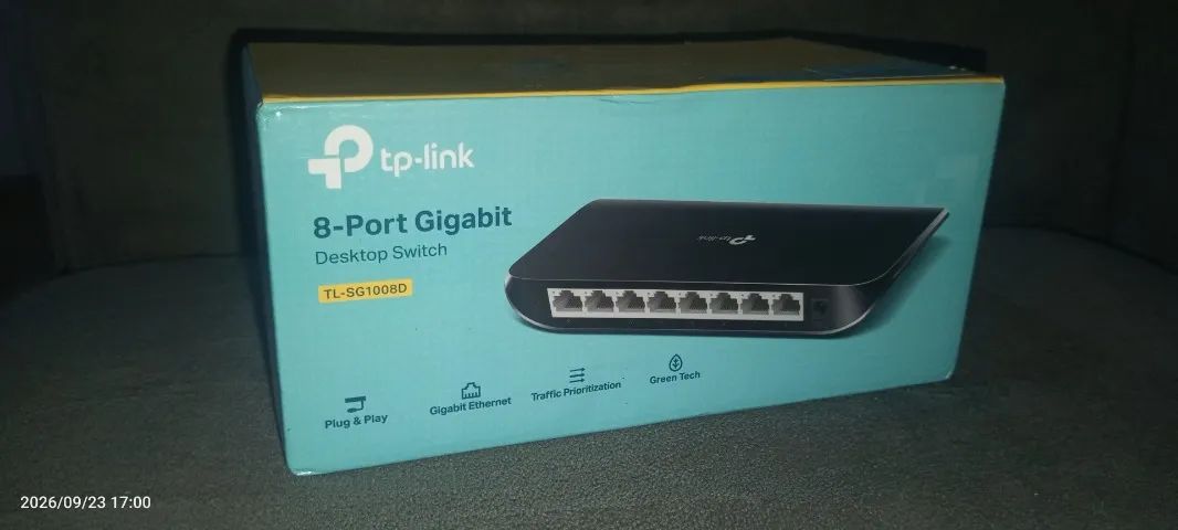 Switch Gigabit 8 Portas TP-Link TL-SG1008D