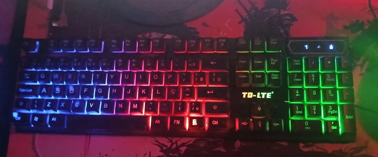 Kit Teclado e Mouse com Rgb - TD-LTE  - Foto 2