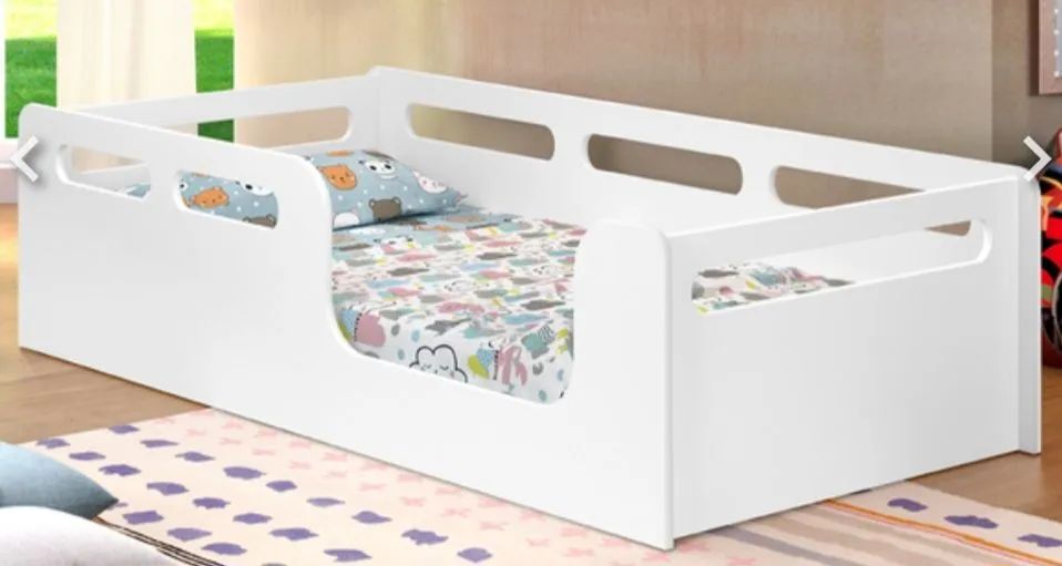 Cama de solteiro infantil Montessori 