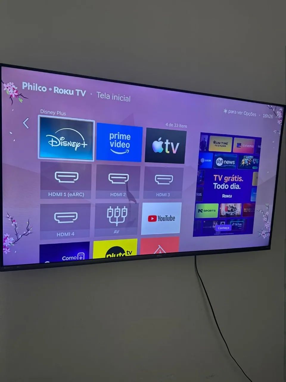 Tv 50 4K Philco ROKU 1350$ - Foto 2