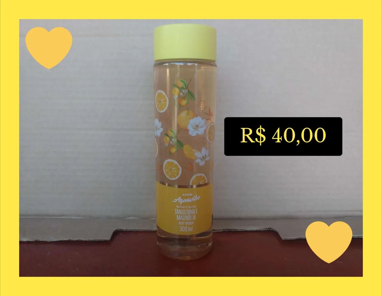 Body splash tangerina e magnólia 300ml