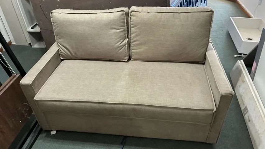 Sofa Cama 2 lugares marrom lindo - Foto 3