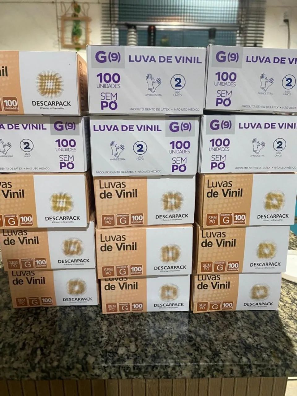 Luvas de Vinil Sem Pó - Foto 2
