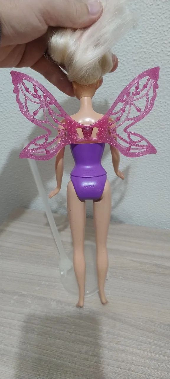 Boneca Barbie Princesa Fada Catânia Mariposa - Mattel - Foto 5