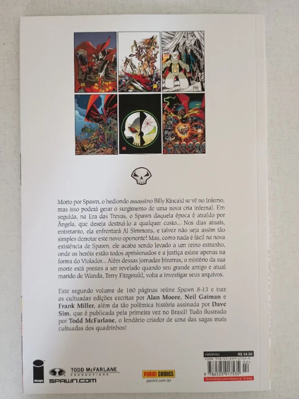 Spawn Origens Vol. 02 Panini Todd Mcfarlane Image - Foto 2