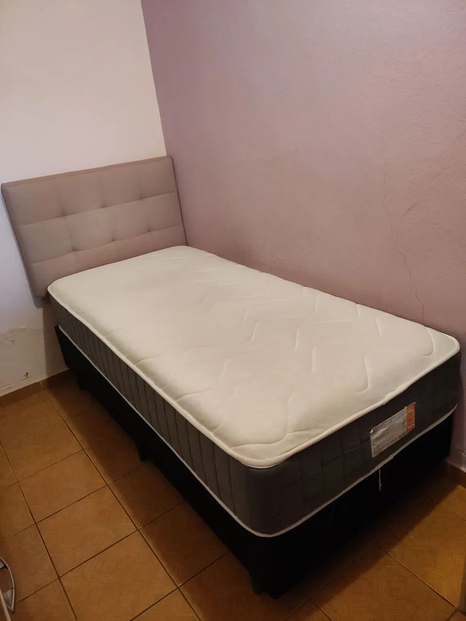 Vendo Cama Box Colchão + Base Preta Qualidade Excelente  - Foto 2