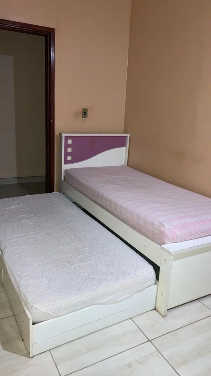 Bicama solteiro com colchões e gavetas - Foto 4