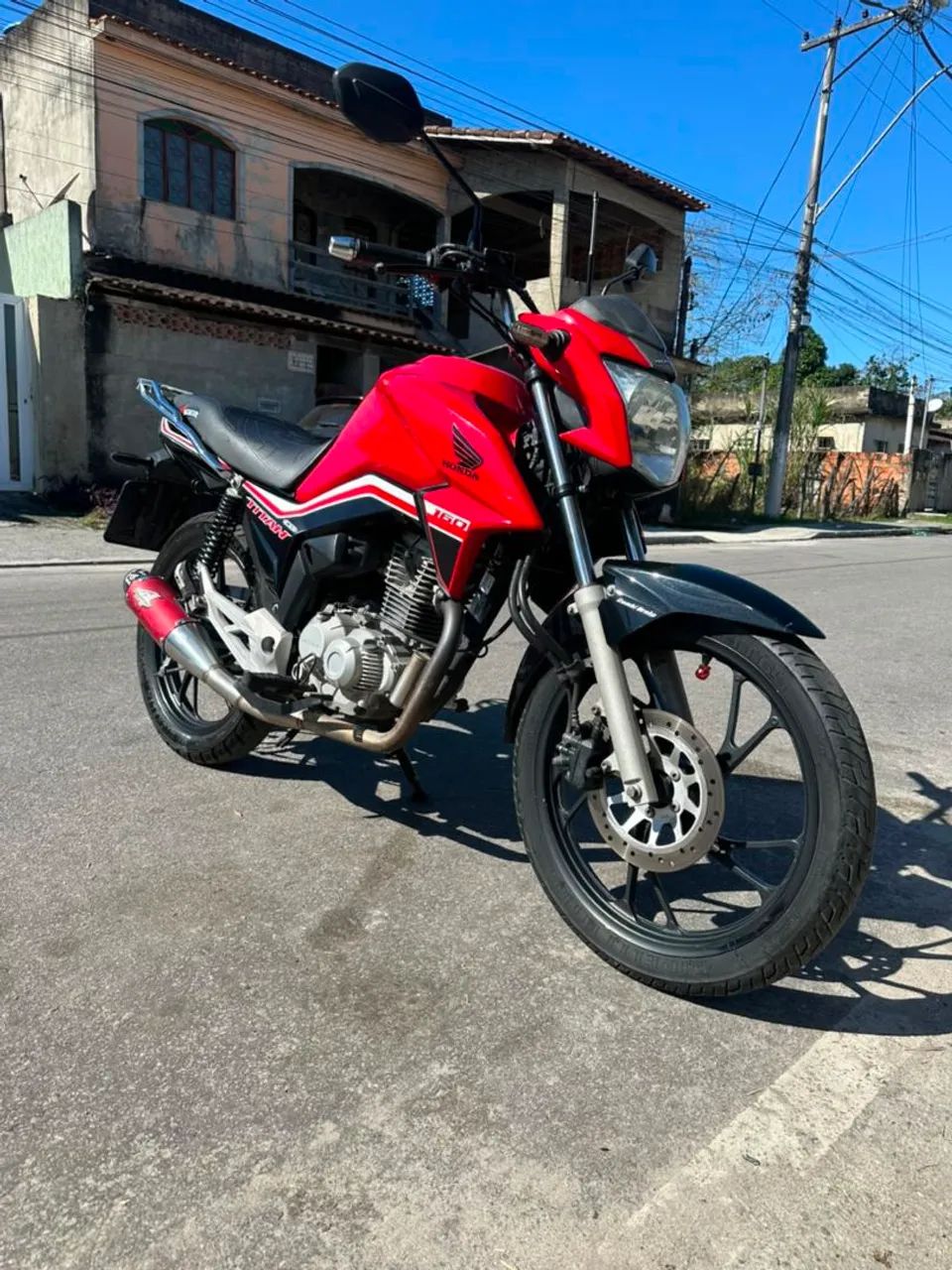Titan 160 com preparo. 