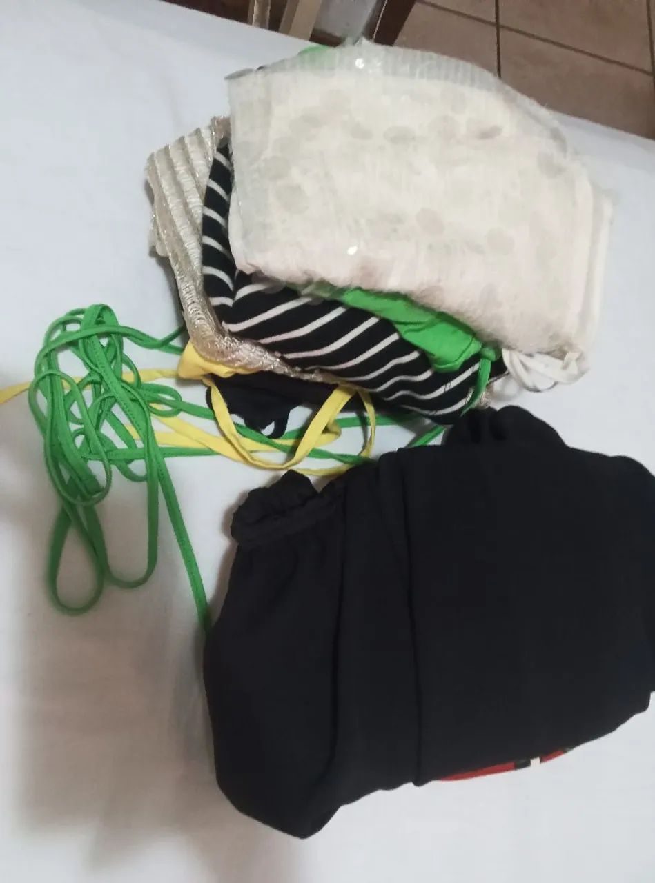 Roupas usadas uma vez 