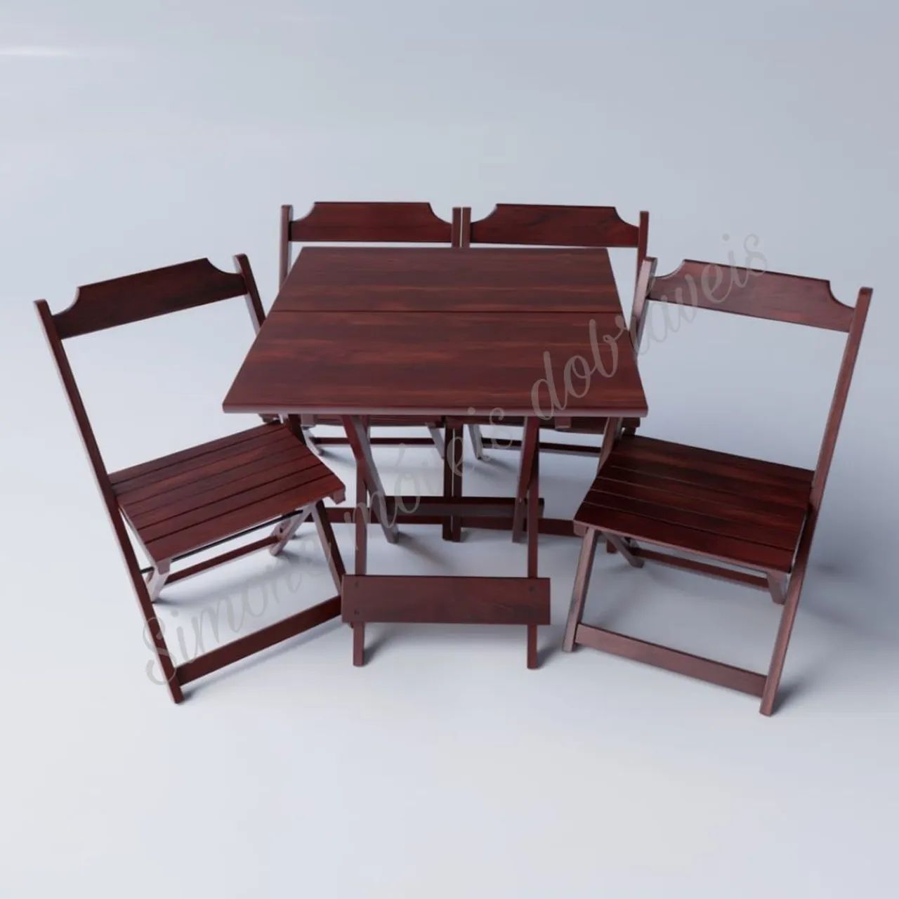 Jogo de mesa com 4 cadeiras  - Foto 2