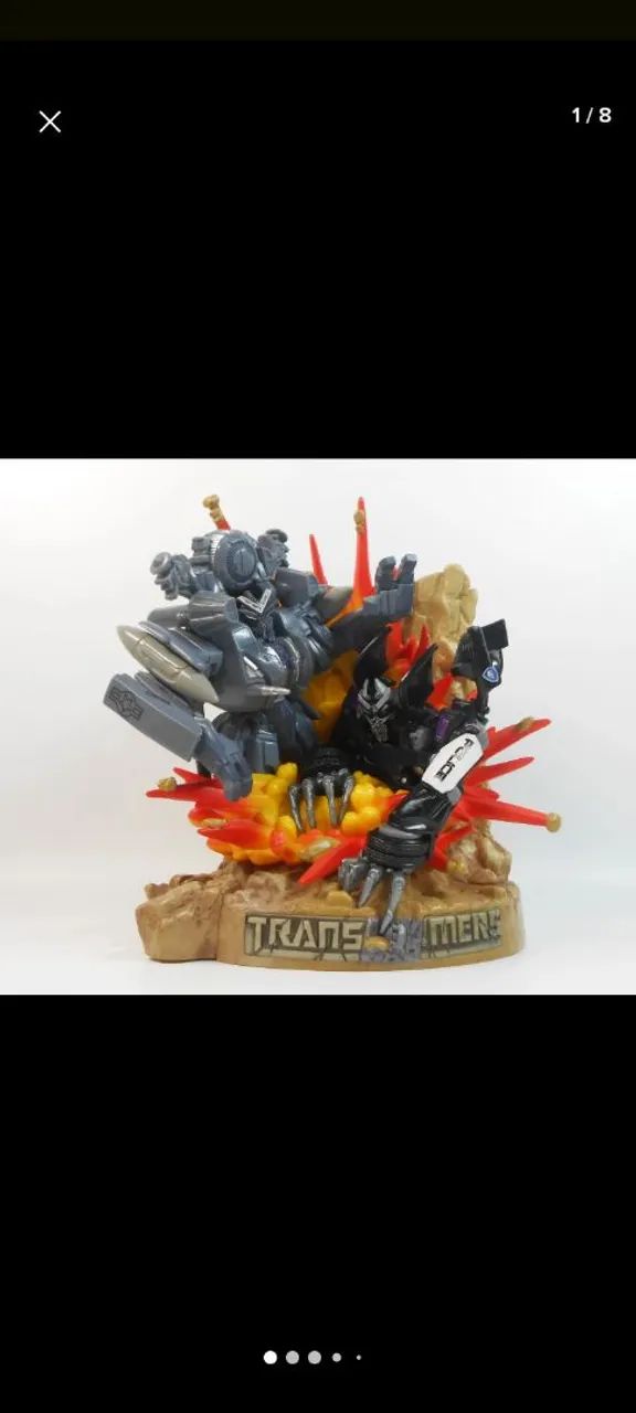 Blackout Barricade Tranformers Totem Coleção Hasbro 2007