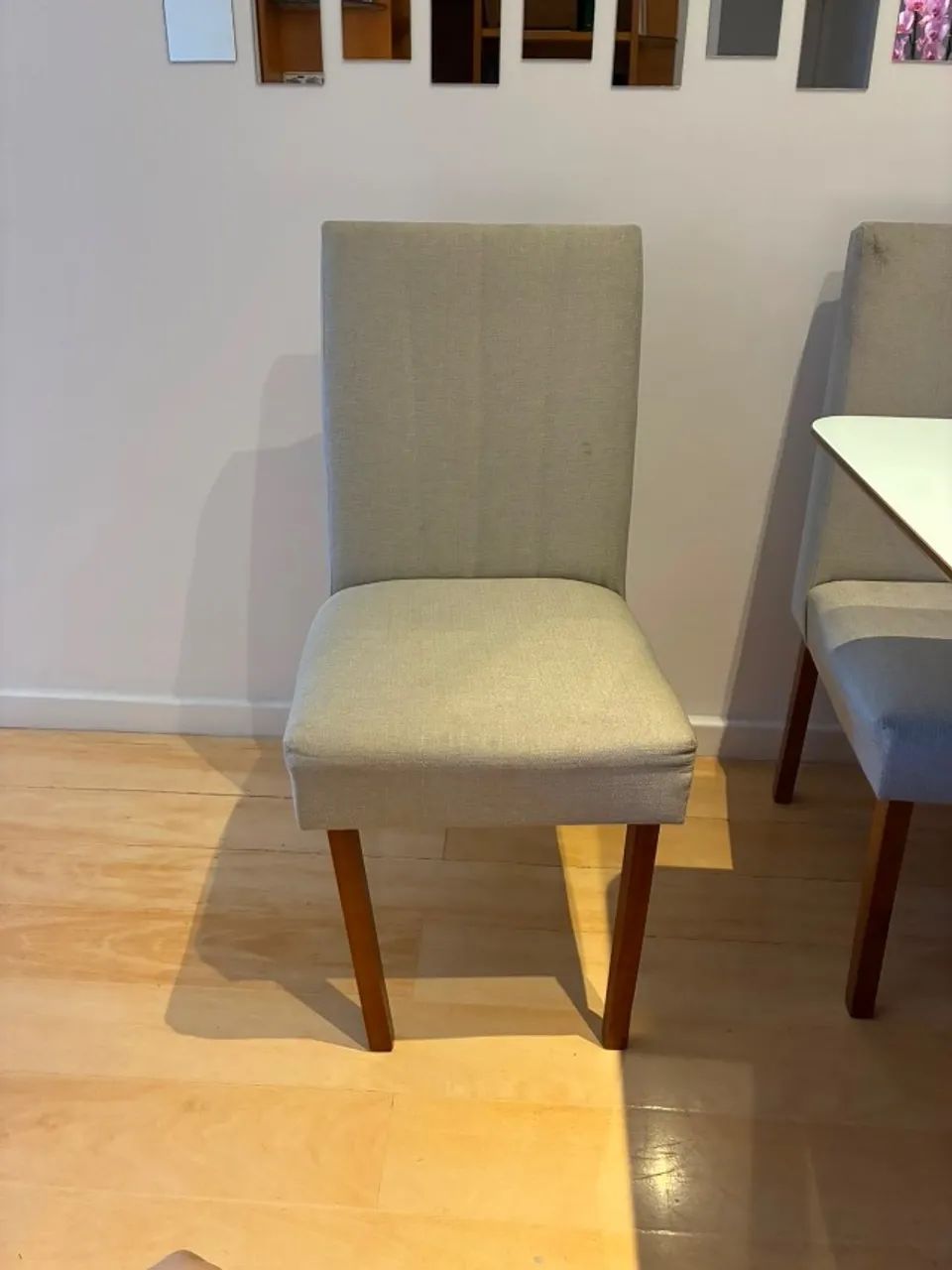 Mesa de jantar retangular com 6 cadeiras - Foto 4