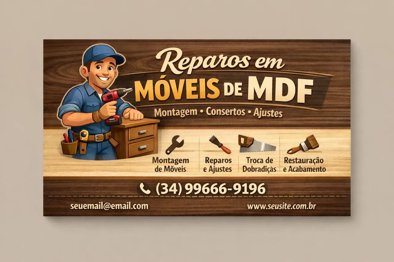 Reforma e Reparos em Móveis de MDF Uberlândia 