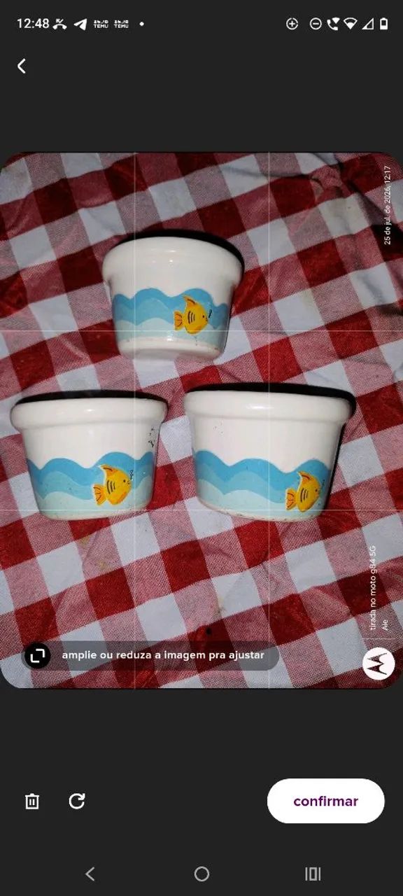 Trio de vasos de parede , 