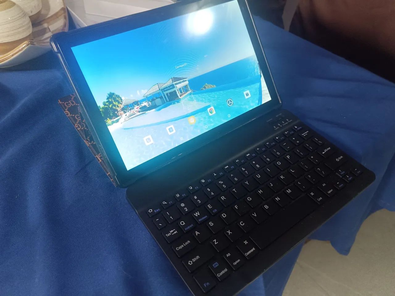 Tablet T10 10.1" Completo c/ Capa e Teclado! - Foto 2