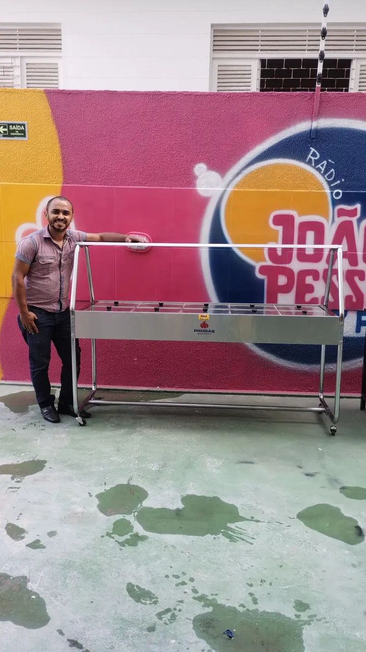 BUFFET SELF SERVICE TÉRMICO 10 CUBAS COM TAMPO DE VIDRO PROGÁS  - Foto 2