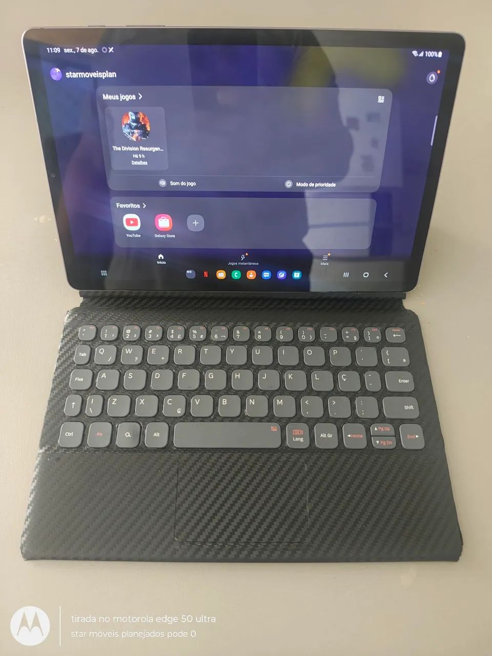 Tablet Tab s6 6g de ram 128 de memória completo  - Foto 5