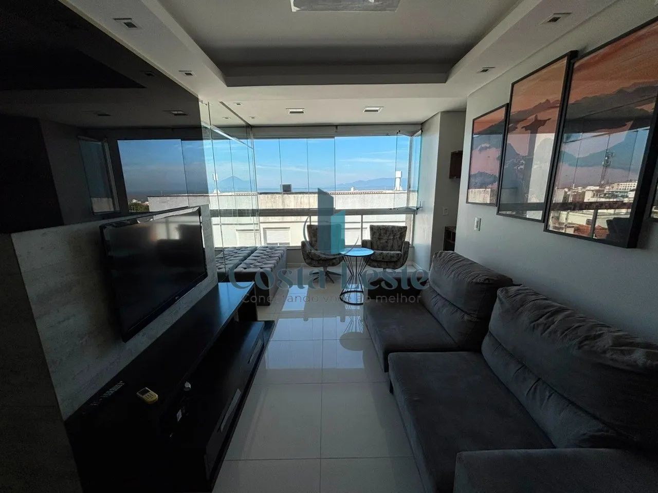 Cobertura mobiliada com vista panorâmica para o mar em Coqueiros - Florianópolis - Foto 4
