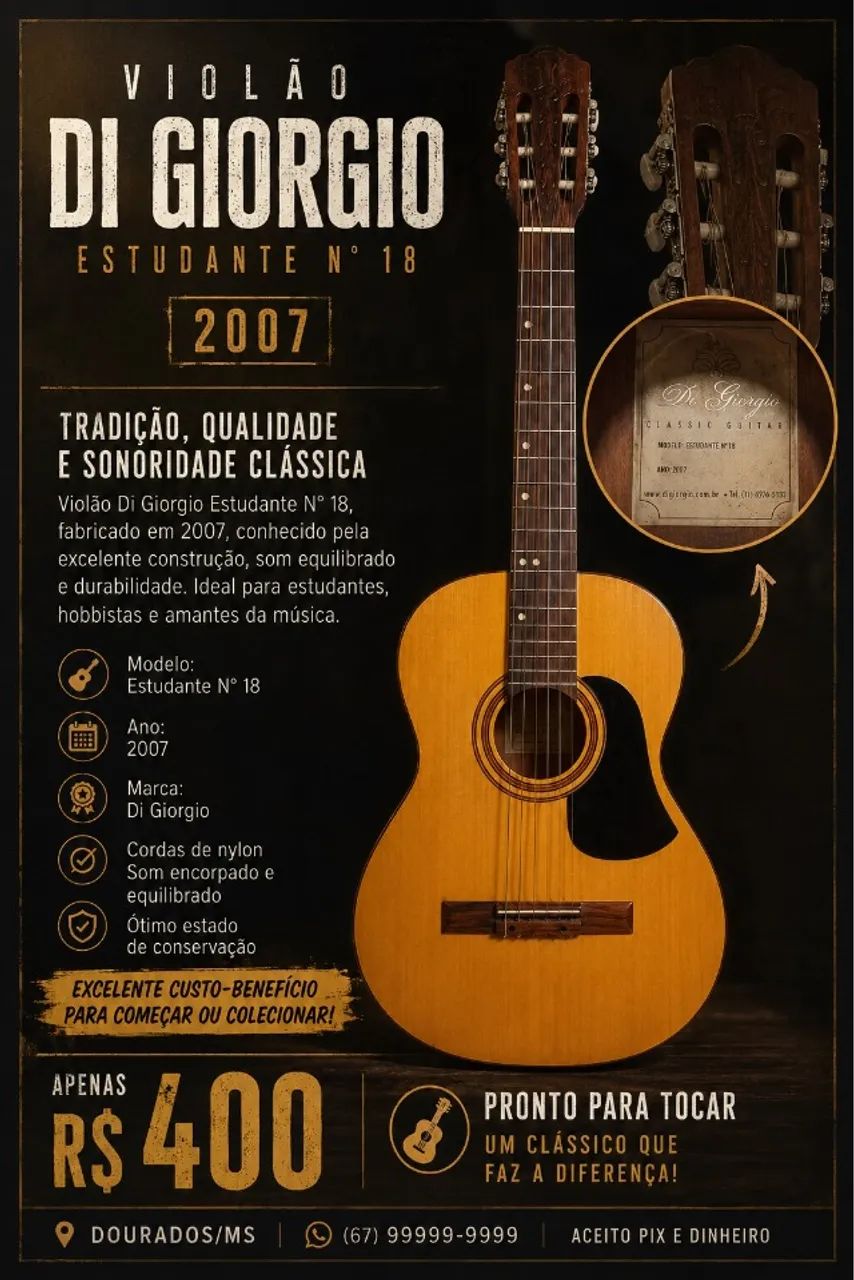 Violão Di Giorgio