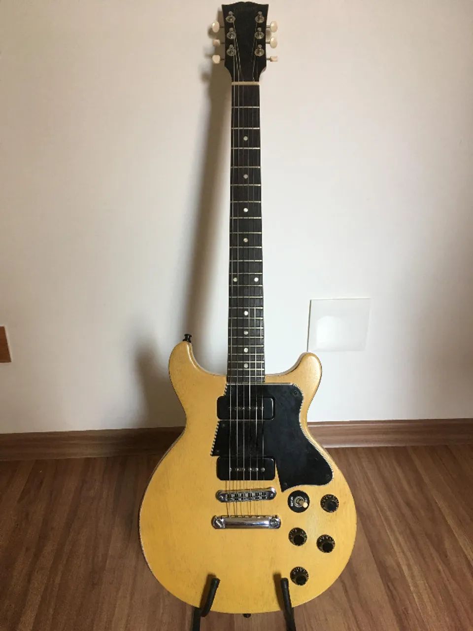 Guitarra Gibson Les Paul Double Cut Cutaway Faded Yellow P90