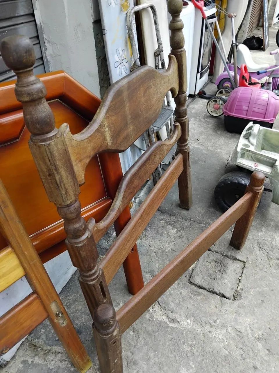 Cama solteiro sucupira pesada. - Foto 2