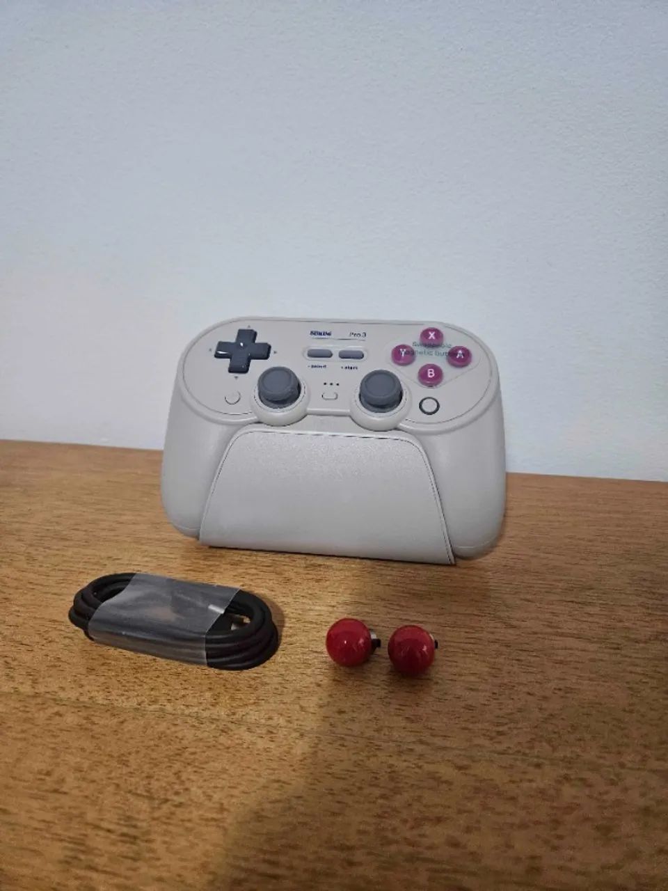 Controle 8BitDo Pro 3 com Dock, TMR e Hall Effect - PC, Switch e Android (NOVO) - Foto 4