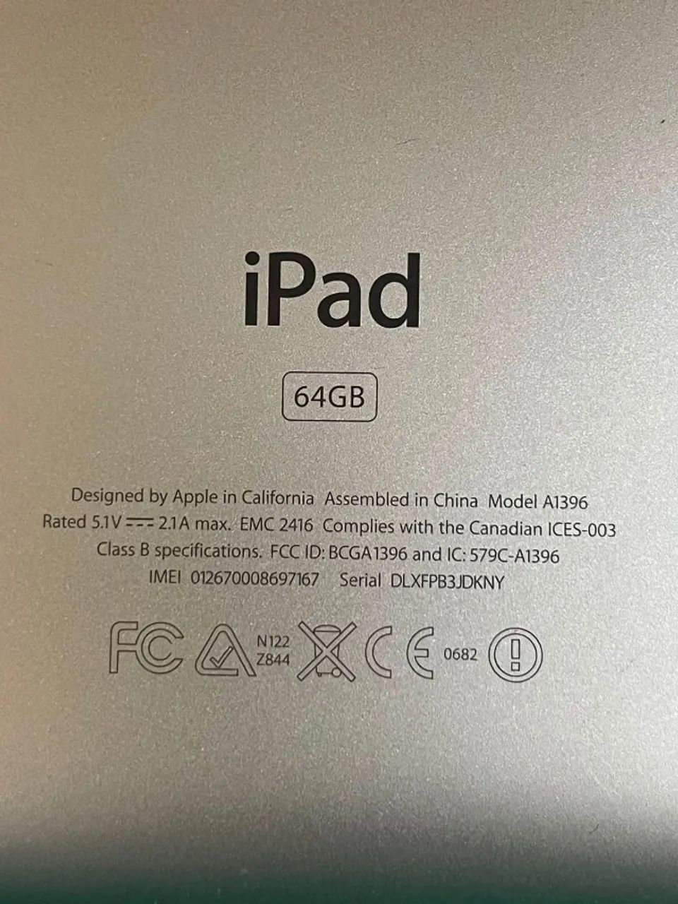iPad 2 (A1396) Para Retirada de Peças | Envio OLX  - Foto 3