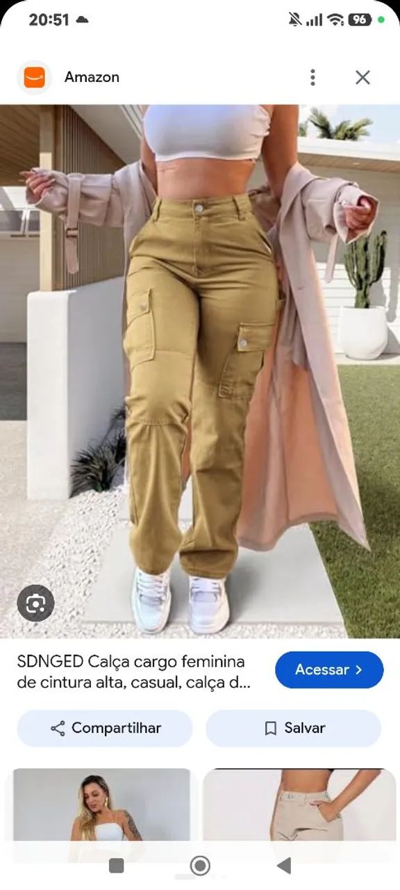 Calça cargo