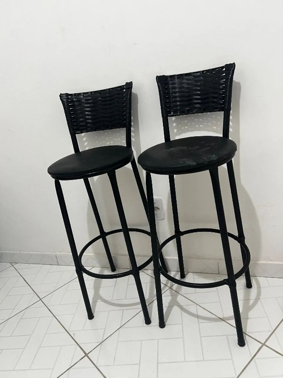 Conjunto de cadeira de balcão 
