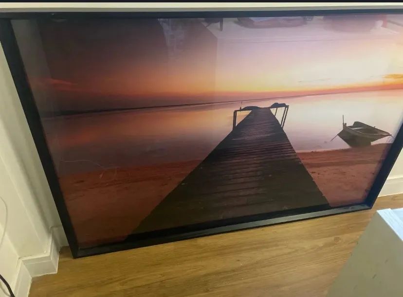 Quadro grande com vidro 