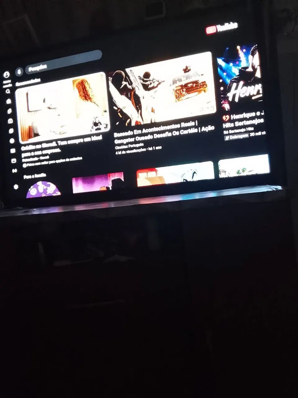 Tv Samsung não e smart 