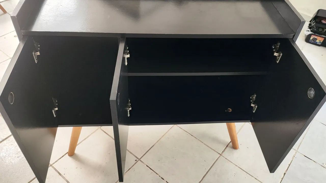 Armário retrô preto - Foto 3