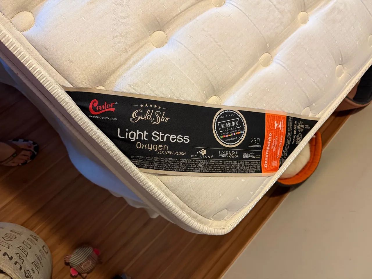 Colchão Castor + cama box baú  - Foto 3