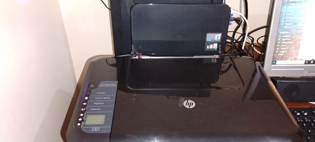 Impressora HP Deskjet 3050 scanner impressão colorida FUNCIONANDO!
