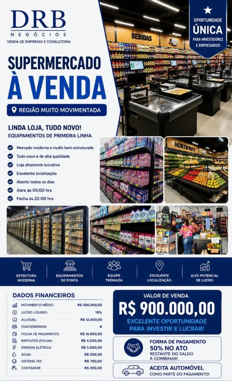 Mercado Centro de Guarulhos Mov:300 mil