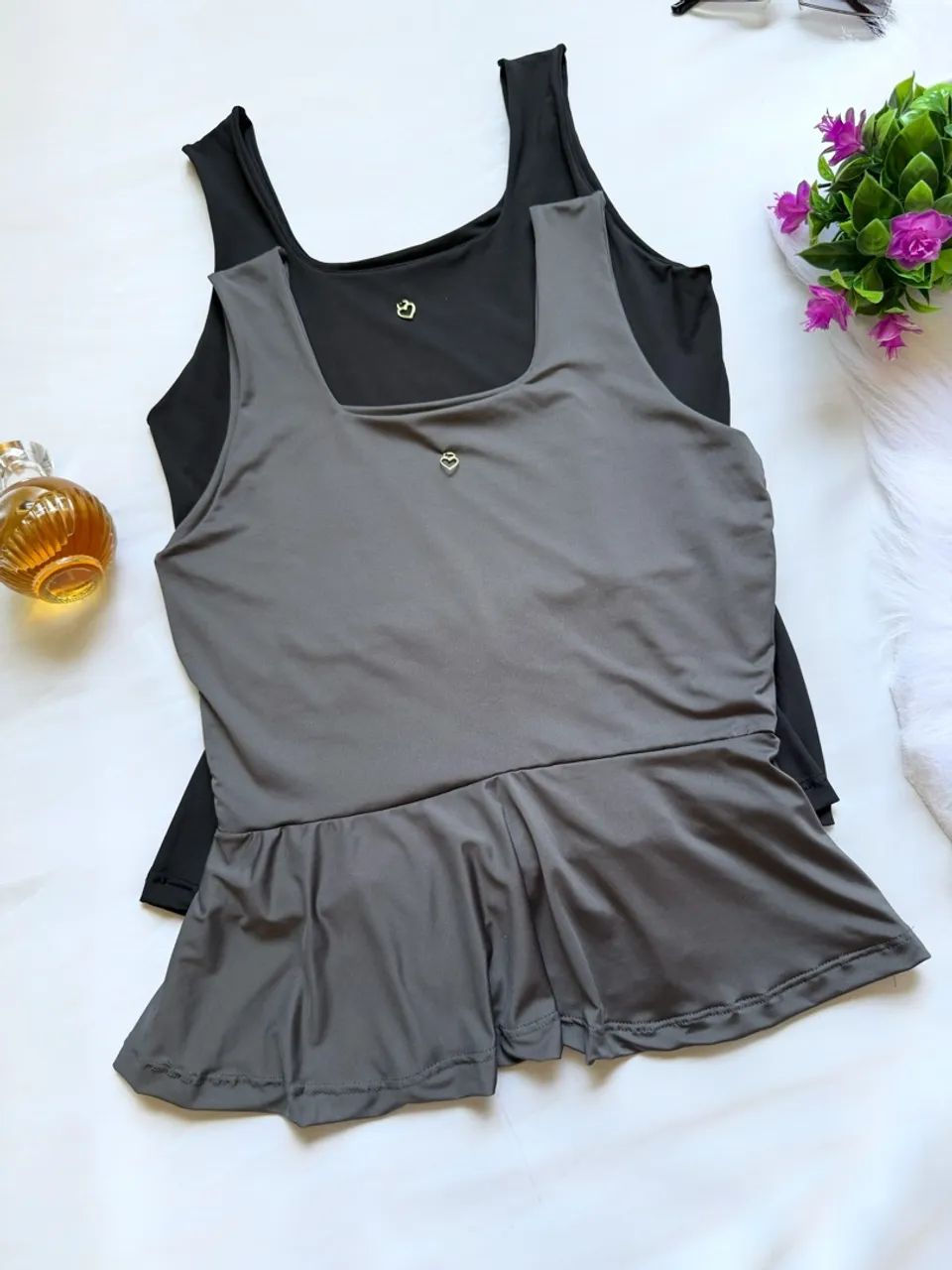 Blusas e cropped blogueira p.m - Foto 3