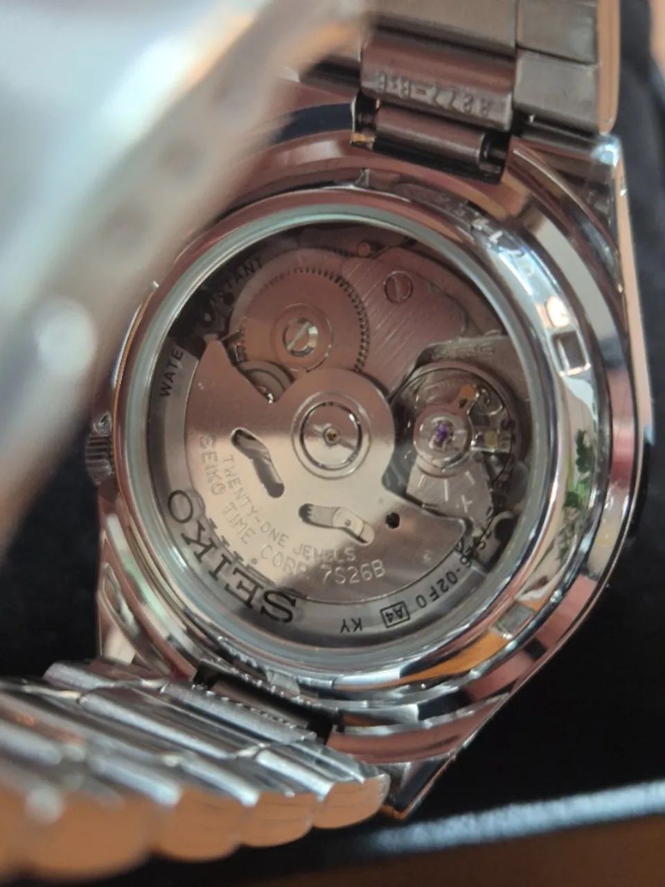 Relógio Seiko 5 automático SNK601 prata - impecável - Foto 4