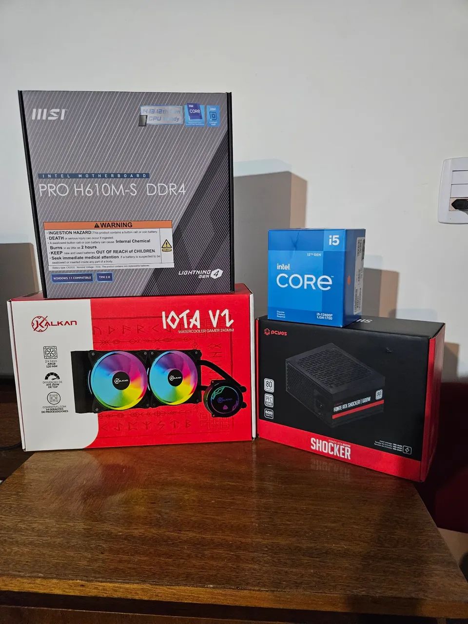Pc gamer i5 12400f rx 7600 Novo sem uso! - Foto 4
