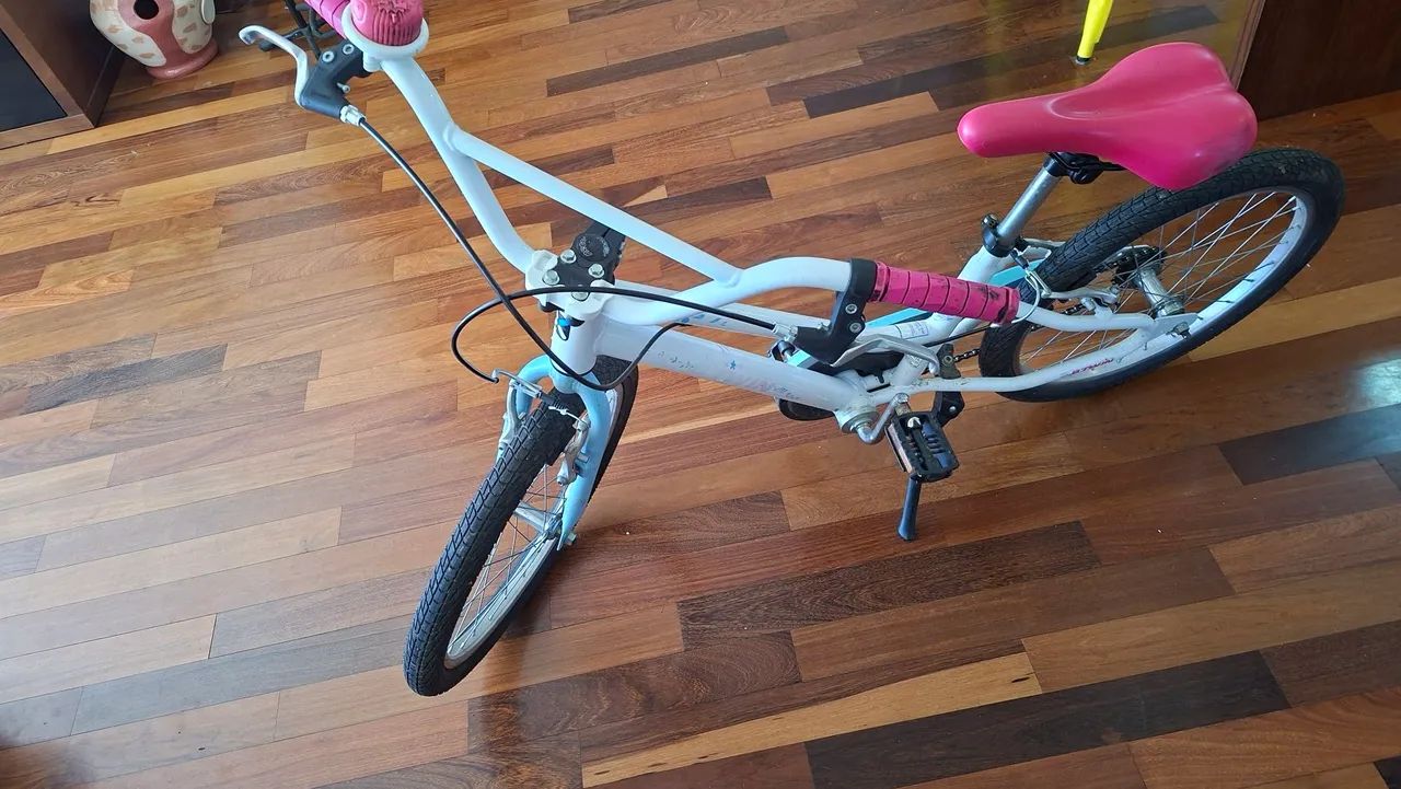 BICICLETA ARO 20 B-TWIN ROSA - Foto 3