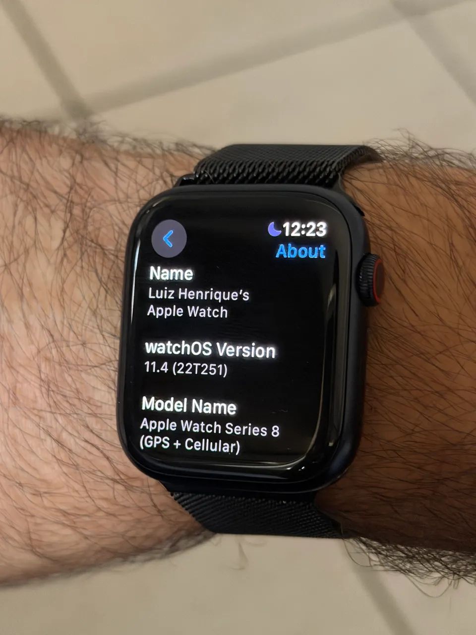 Apple Watch Series 8 45mm GPS+Cellular (LTE) Impecável - Foto 2