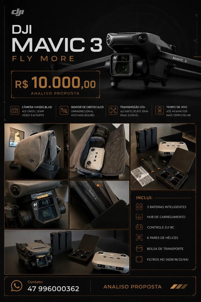 Dji Mavic 3 Fly more combo