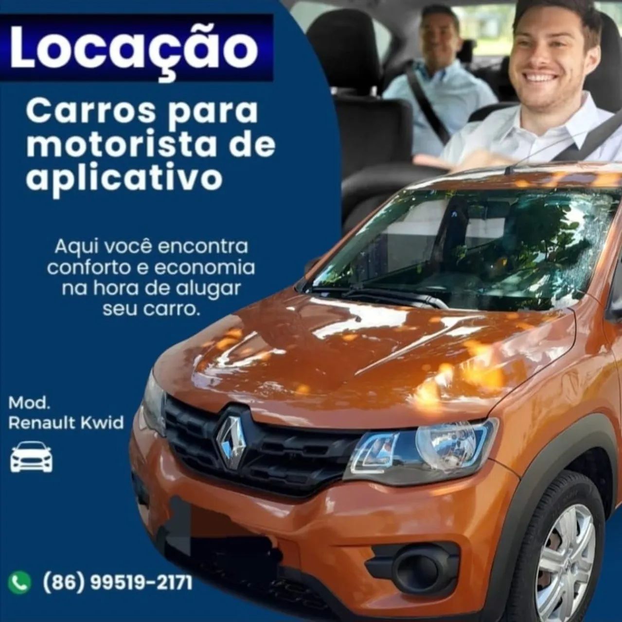 Alugo kwid motorista app 