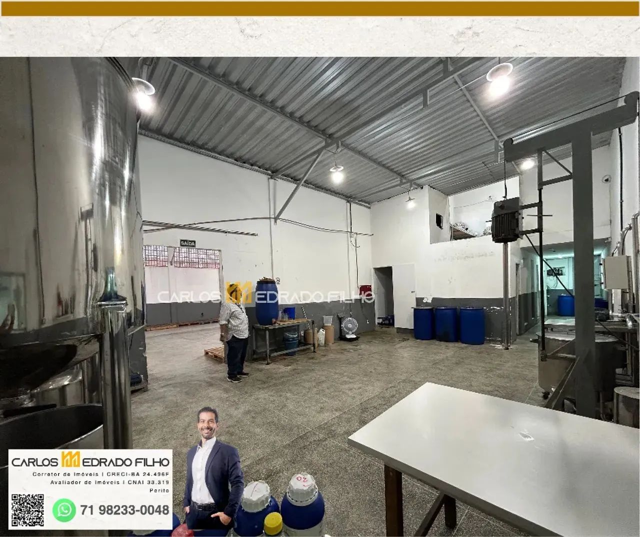 Galpão Logístico 1.050 m² com Mezanino Amplo  Fácil Acesso à CIA/Aeroporto - Lauro de Frei - Foto 11