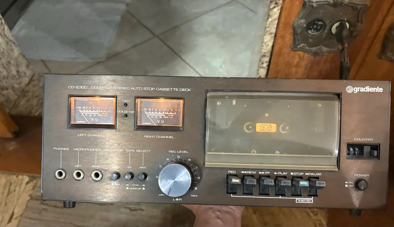 Toca fitas K7 cassete gradiente CD-2300 - Foto 4