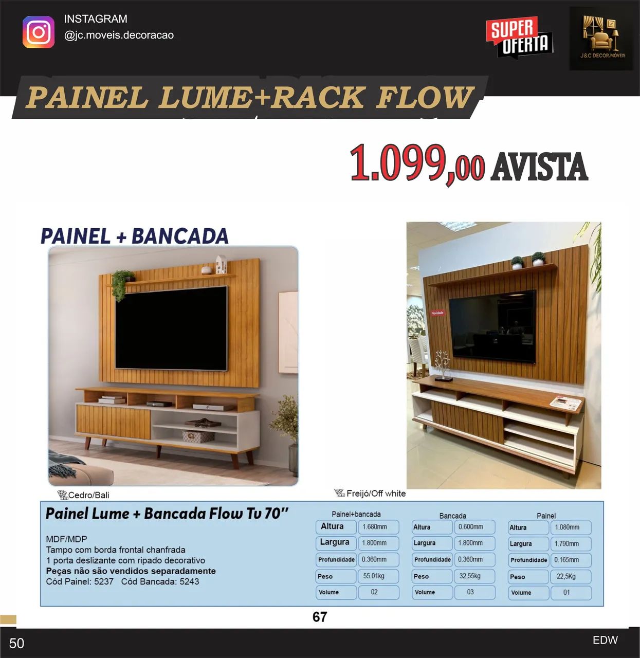 PAINEL E RACK FLOW