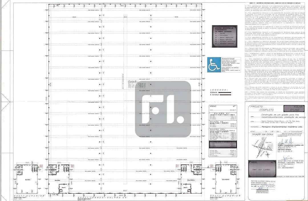 Projeto Galpão Castelo Branco 10289,00m2 - Foto 3
