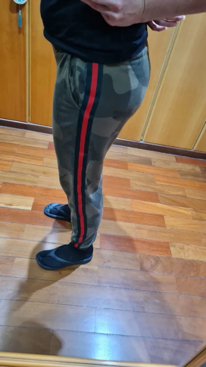 Calça de Moletom mamo camuflada g - Foto 5