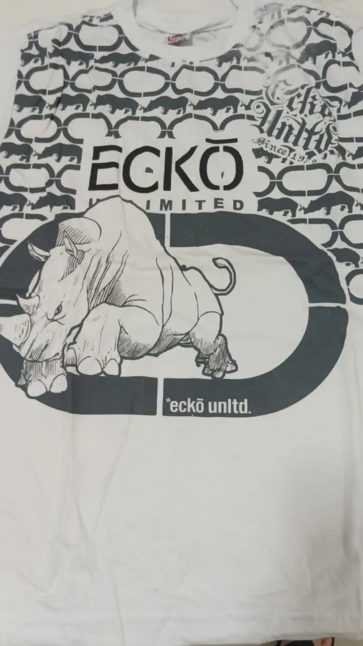 camiseta Ecko defeito m wpp:43. *